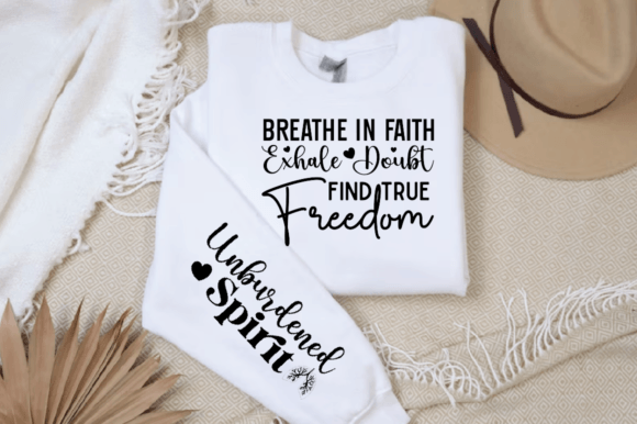 Breathe in Faith Sleeve: T-Shirt Graphics
