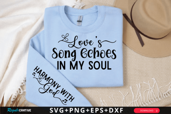 Graphics for T-Shirt Designs: Loves Song Echoes