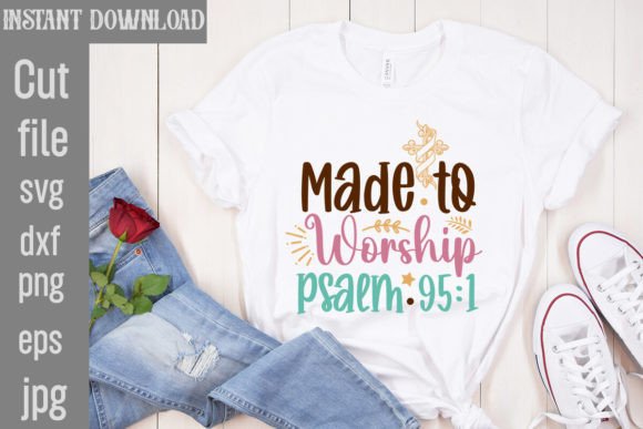 Graphics for T-Shirt Designs: Psalm 95 SVG Review