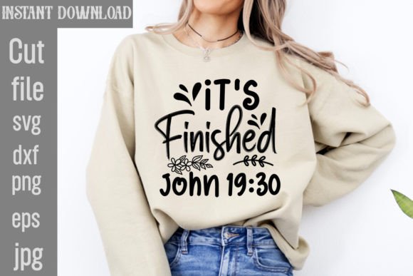 John 19:30 Graphics for T-Shirt Designs