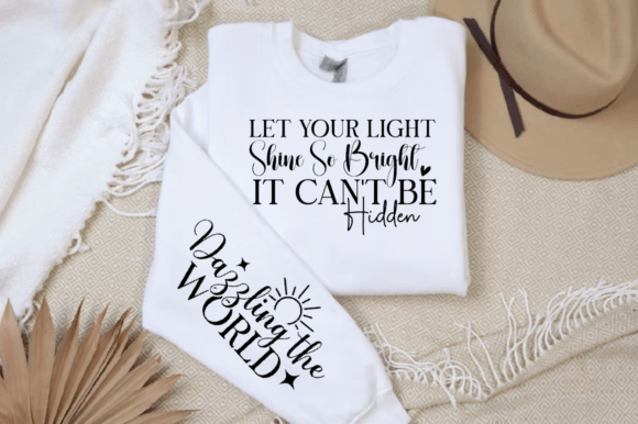 Let Your Light Shine Graphics for T-Shirt Designs
