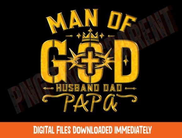 Man of God SVG: Graphics for T-Shirt Designs