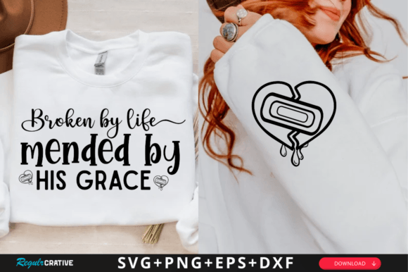 Review: Broken by Life Mended by His Grace SVG
